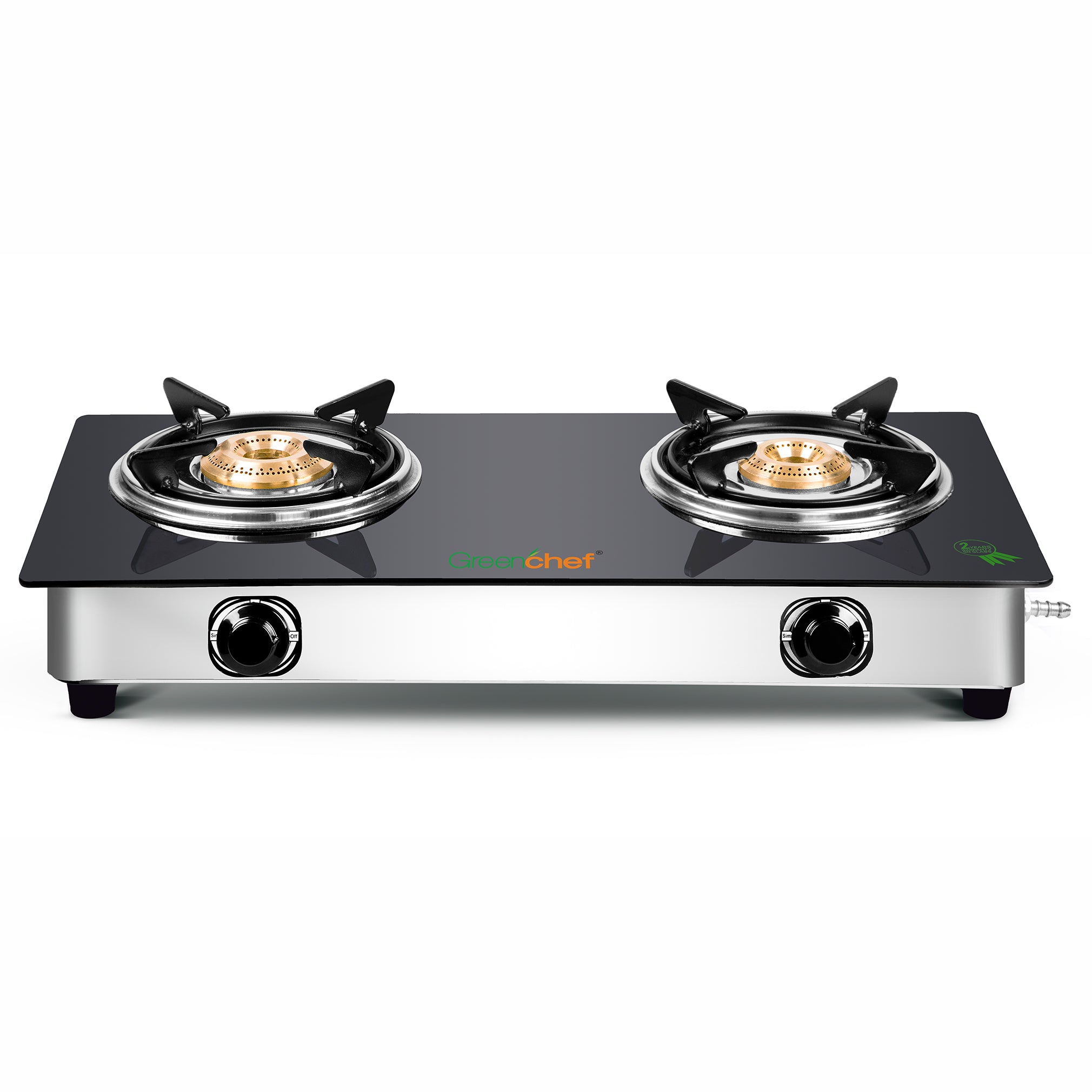 Greenchef Glasstop 2Burner Crystal Black Greenchef Glasstop 2Burner Crystal Black